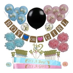 Baby Gender reveal decoration